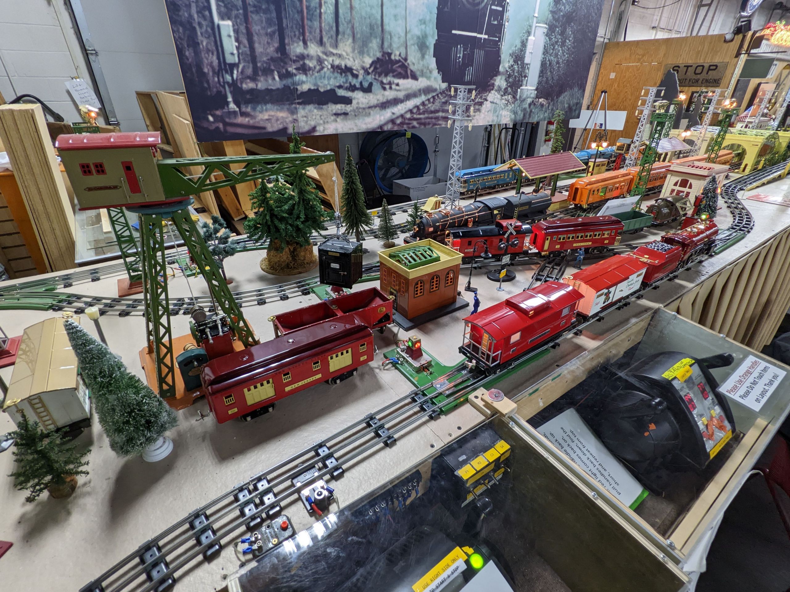 Prewar Toy Train Layout